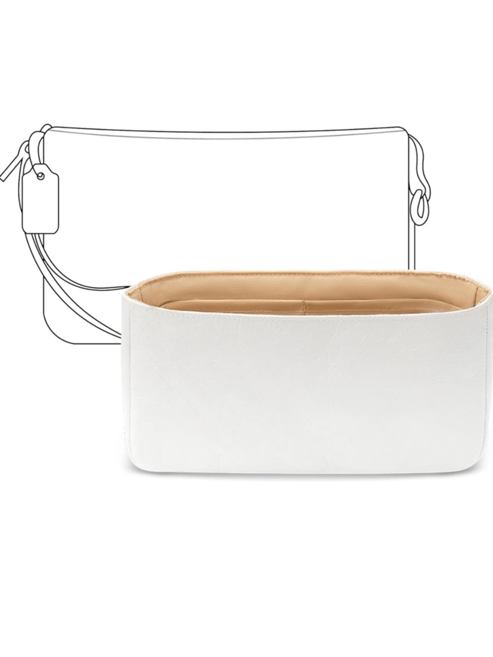 Coach Handbag Organizer Custom Fit Inside Lightweight Water Resistant